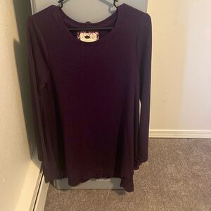 Women’s purple long sleeve shirt